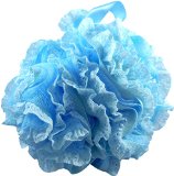 Bath Sponge Pouf Set by Shower Bouquet Mesh and Lace Loofah Extra Large 60g 4-Color Pack Floral Luffa Scrub - Exfoliate Cleanse Soothe Skin - Experience Luxurious Bathing Accessories for Yourself