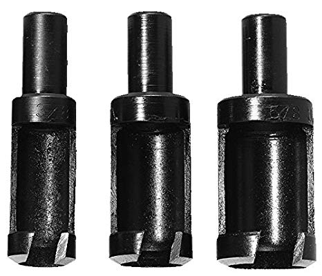 General Tools S31  Plug Cutter Set, 3/8-Inch, 1/2-Inch, 5/8-Inch