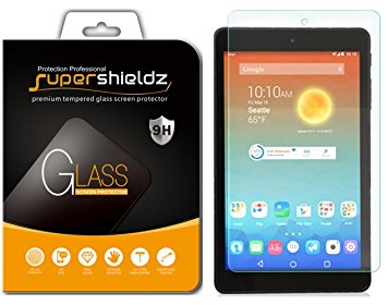 AT&T Trek HD Tempered Glass Screen Protector, (NOT for "Trek 2 HD" ) Supershieldz Anti-Scratch, Anti-Fingerprint, Bubble Free, Lifetime Replacement Warranty