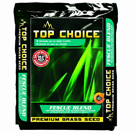 Top Choice 17632 Tall Fescue Grass Seed Mixture, 20-Pound