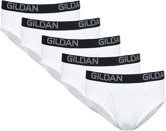 Gildan Men's Underwear Cotton Stretch Briefs, 5-Pack