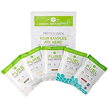 Pure Whey Protein Powder by SFH | Best Tasting 100% Grass Fed Whey | All Natural | 100% Non-GMO, No Artificials, Soy Free, Gluten Free (Variety Sampler Pack, Variety Sampler Pack)