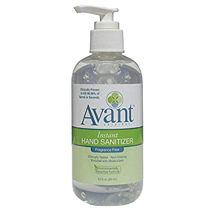 Avant Frangrance Free Hand Sanitizer 8.5oz