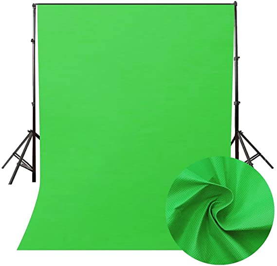 Shotbow Photography Background Non-Woven Fabric Solid Color Photo Backdrop Studio Photography Props for Video Photography and Television Children Birthday Party Home Decor (green)