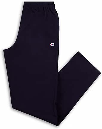 Champion Mens Big and Tall Open Bottom Lounge Pants, Lightweight Jersey Sweatpants