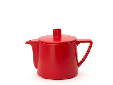 bredemeijer 17 fl.oz. Ceramic Teapot Red