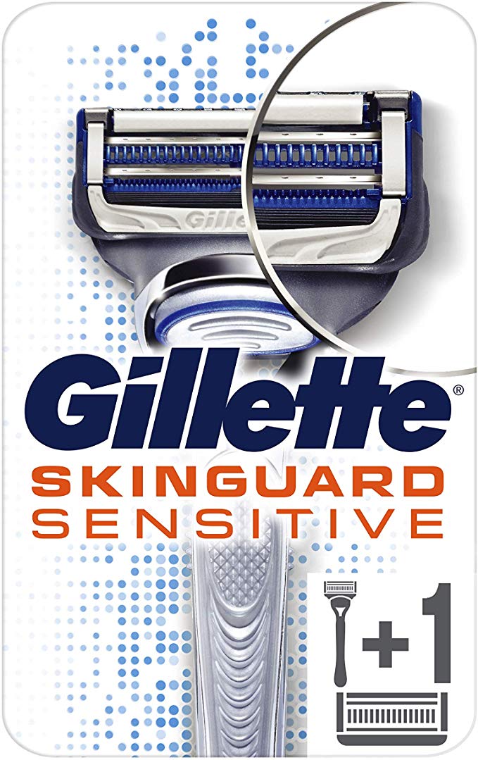 Gillette SkinGuard Sensitive Razor   1 Razor Blade for Men, for Sensitive Skin and Prevents Skin Irritation
