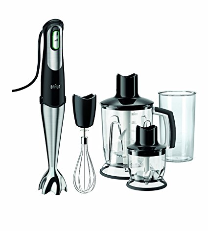 Braun MQ745 Hand Blender, 750 W, Black/Stainless Steel