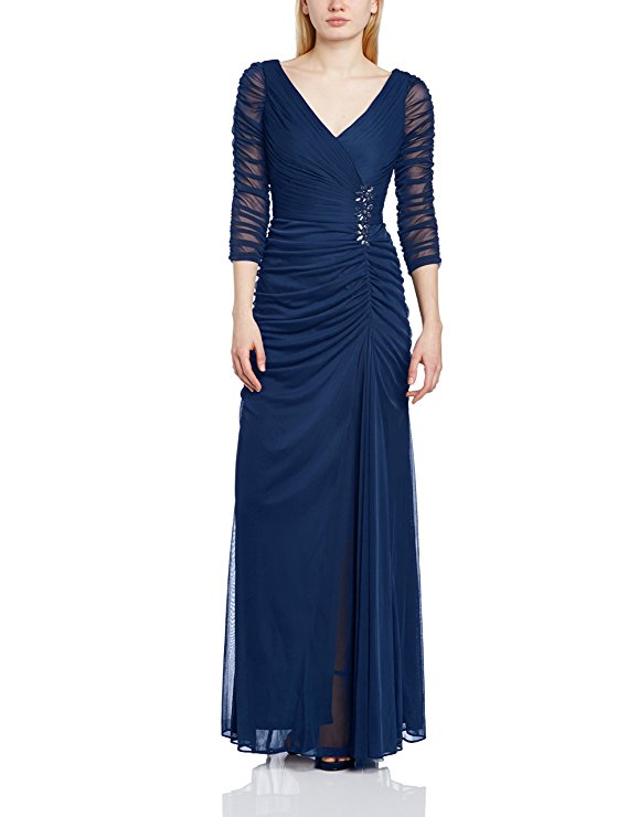 Adrianna Papell Women's Draped Covered Gown