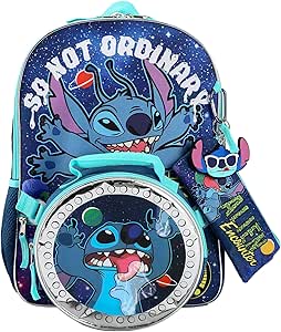 Disney Lilo & Stitch So Not Ordinary 5-Piece Backpack Set for school