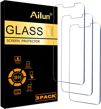 Ailun Glass Screen Protector Compatible for iPhone 13 Pro Max [6.7 Inch] Display 2021 3 Pack Case Friendly Tempered Glass