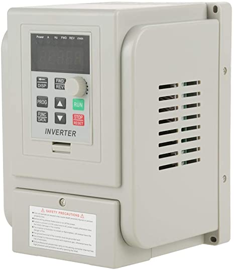 Variable Frequency Drive Single Phase to 3 Phase Ac 220v 1.5kw VFD Inverter Converter Spindle Motor Speed Control