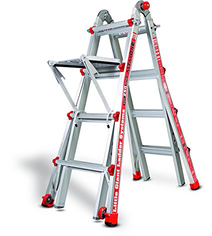 Little Giant Alta One 17 Foot Ladder with Work Platform (250-lb. Weight Rating, Type 1 14013-104)