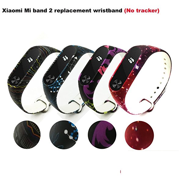 Budesi Waterproof Xiaomi Mi Fitness Tracker Bracelet Accessories/Xiaomi Mi Band 2 Replacement Wristband Band Strap