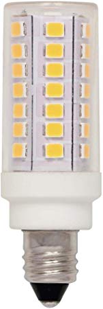 Westinghouse Lighting 1 Westinghouse 5163000 5 (50-Watt Equivalent) Dimmable Clear E11 (Mini-Can) Base LED Light Bulb