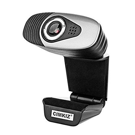 Cimkiz A871 Web Camera,USB Webcam,Web cam Desktop camera With Built-in MIC for Video Calling and Recording on Skype/ FaceTime / YouTube / Hangouts / On Air