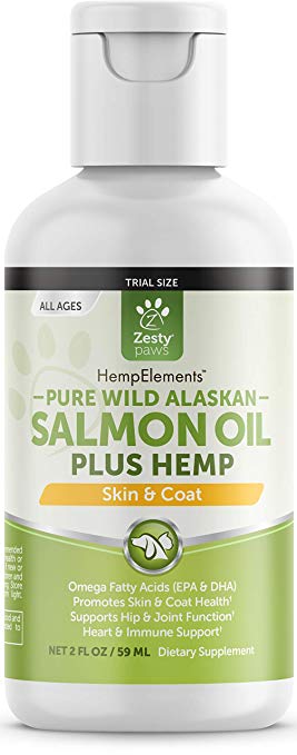 Zesty Paws Salmon Oil Plus Hemp, 2oz