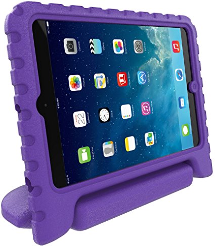 iPad Air Kids Case: Stalion Safe Shockproof Protection for Apple iPad Air (5th Generation)(Purple Grape) Kid Proof   Ultra Lightweight   Comfort Grip Carrying Handle   Folding Stand