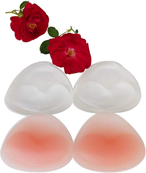 Silicone Bra Inserts - (Set of 2) Premium Quality Silicone Breast Enhancers