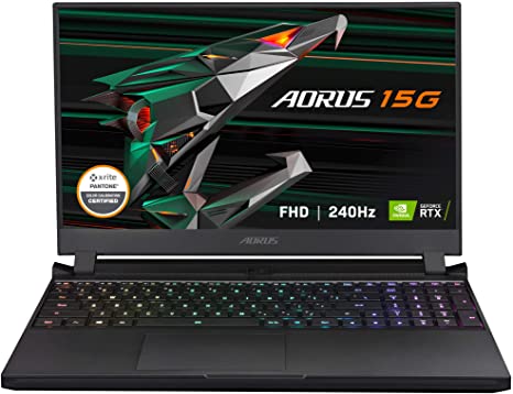 GIGABYTE AORUS 15G XC - 15.6" FHD IPS Anti-Glare 240Hz - Intel Core i7-10870H - NVIDIA GeForce RTX 3070 8GB GDDR6 - 32GB Memory - 512GB SSD - Win10 Home - Gaming Laptop (AORUS 15G XC-8US2430SH)