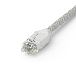 Amazon eero CAT6a Ethernet cable | Supports 10 gigabit  speeds | 6 inch | 1-pack | Arctic White