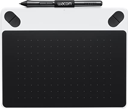 Wacom Intuos Draw Pen Tablet in White (Size: S) – Small Graphic Tablet incl. ArtRage Lite Software Download and the Precise Wacom Intuos Pen – Compatible with Windows and Apple