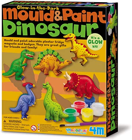 Mould & Paint Kit - Dinosaur (Glow Kit)