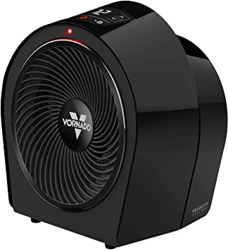 Vornado Velocity 3R Whole Room Space Heater with Timer, Adjustable Thermostat, and Advanced Safety Features, Black