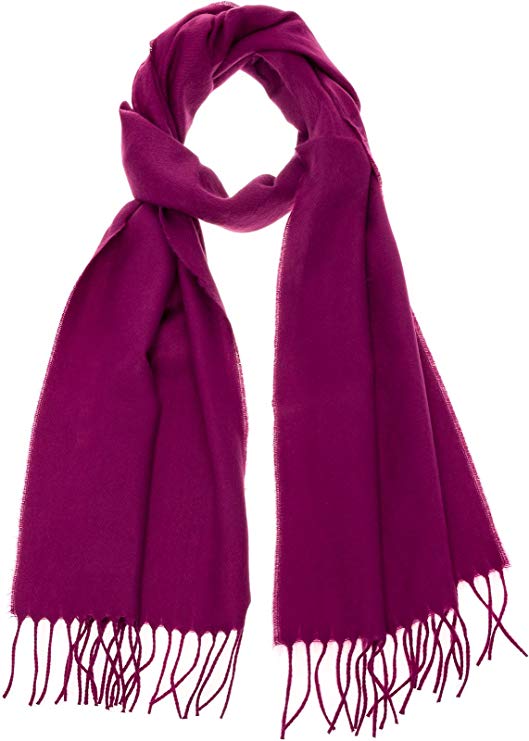 100% Cashmere Scarf - Super Soft 12 Inch x 64.5 Inch Warm Wool Cozy Shawl Wrap w/ Gift Box for Women and Men