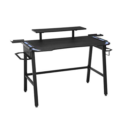 RESPAWN 1010 Gaming Computer Desk, in Blue (RSP-1010-BLU), Fixed Height