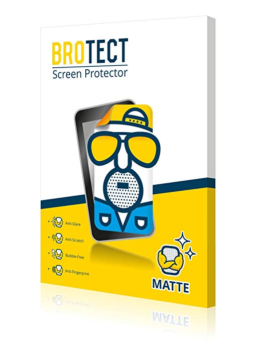 2x BROTECT Matte Screen Protector for Volvo XC90 Sensus Navigationssystem, Matte, Anti-Glare, Anti-Scratch