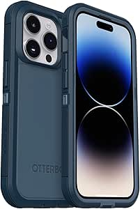 OtterBox Defender XT Screenless Case with MagSafe for iPhone 14 PRO (ONLY) Non-Retail Packaging - Open Ocean - Antimicrobial