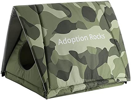 PETKIT Pet Tent Bed for Cats/Small Dogs, Outdoor Cats Sleeping Tent Cave, Courtyard Cat Puppy House