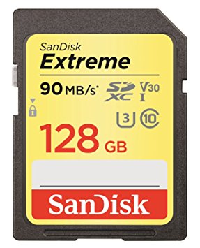 SanDisk Extreme 128GB SDXC UHS-I Card (SDSDXVF-128G-GNCIN) [Newest Version]