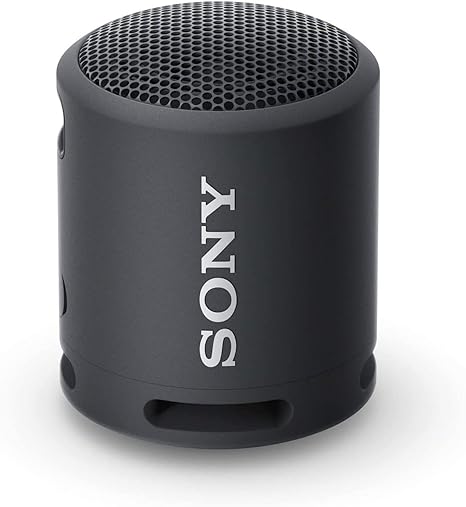 Sony SRS-XB13 Extra BASS Wireless Bluetooth Portable Lightweight Compact Travel Speaker, IP67 Waterproof & Durable for Outdoor, 16 Hour Battery, USB Type-C, Removable Strap, and Speakerphone, Black