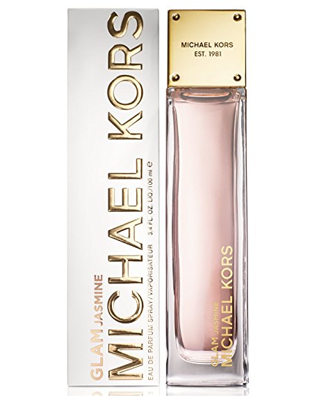 Michael Kors Glam Jasmine Eau de Parfum Spray for Women, 3.4 Ounce