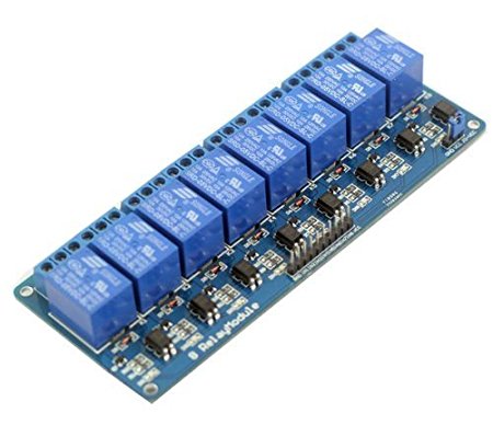 Foxnovo 5v 8 Channel Road Relay Module Control Board with Optocoupler