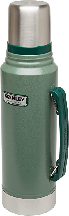 Stanley Classic Vacuum Insulated Wide Mouth Bottle - BPA-Free 18/8 Stainless Steel Thermos for Cold and Hot Beverages – Keeps Liquid Hot or Cold for Up to 24 Hours