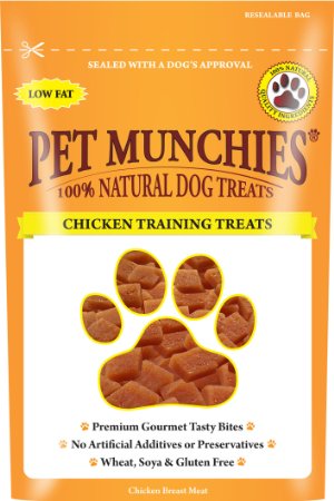 Pet Munchies Chicken Training Treat 50g, Pack of 8