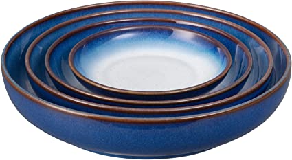 Denby Blue Haze 4 Piece Nesting Bowl Set