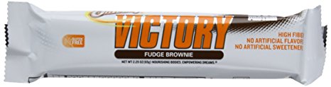 OhYeah! Victory Bars, Fudge Brownie, 12 Count, 2.29 Ounce