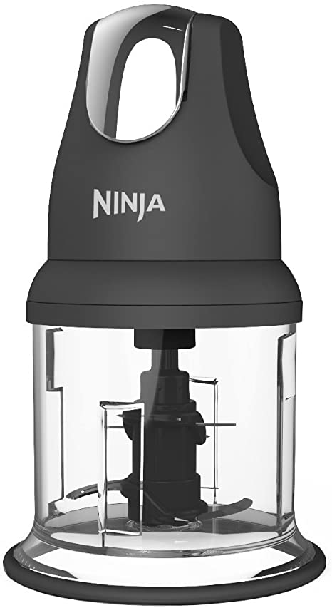 Ninja Food Chopper Express Chop with 200-Watt, 16-Ounce Bowl for Mincing, Chopping, Grinding, Blending and Meal Prep (NJ110GR)