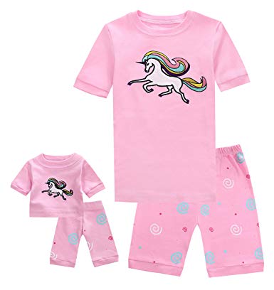 Babypajama Deer Little Girls' Pajamas Set 100% Cotton Clothes