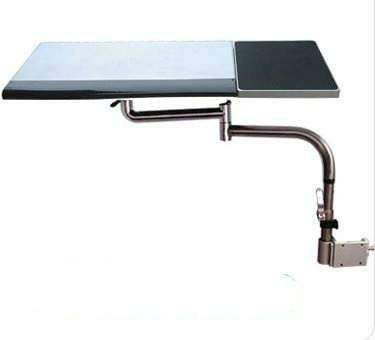 Sunter98 Multifunctoinal Full Motion Desk Edge/Table Side/Chair Leg Clamping Keyboard Tray Holder Laptop Desk Tablet Holder  Mouse Pad