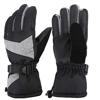 Mysuntown Winter Gloves for Men and Women Ski Gloves Waterproof Warm Snow Gloves Outdoor Snowboarding Snowmobile