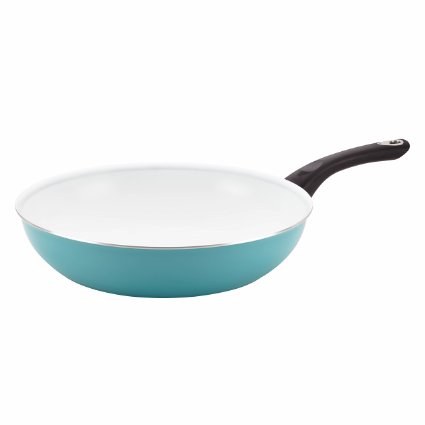 Farberware Purecook Ceramic Nonstick Cookware 12-12 Deep Skillet 125 Aqua