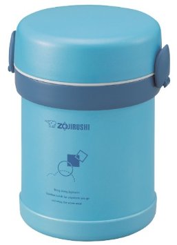 Zojirushi SL-MEE07AB Ms.Bento Stainless Lunch Jar, Aqua Blue