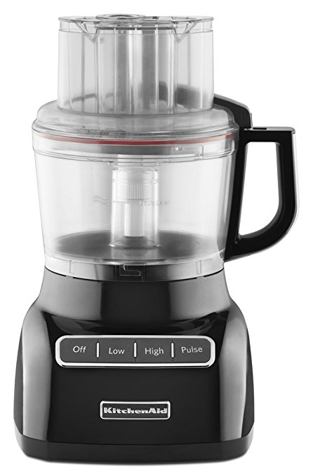 KitchenAid KFP0922OB 9-Cup Food Processor with Exact Slice System - Onyx Black