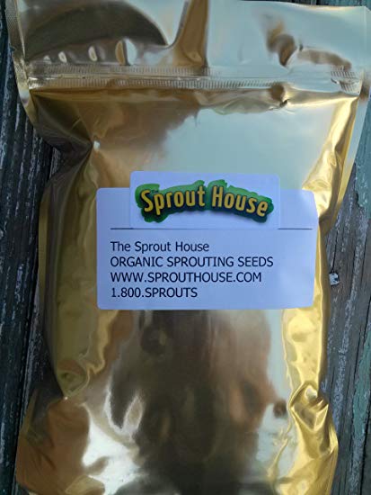 The Sprout House Certifed Organic Non-gmo Sprouting Seeds - Springtime Bean Mix 1 Pound Garbanzo and Green Pea