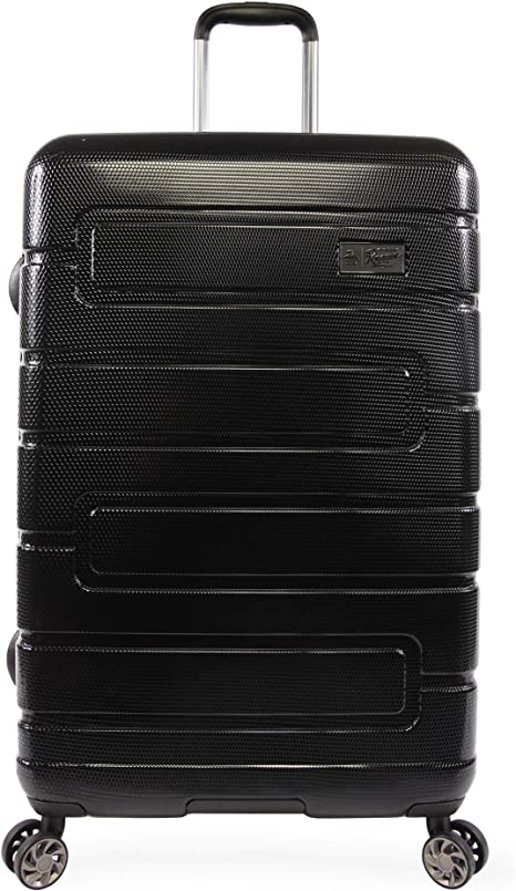 ORIGINAL PENGUIN Luggage Crimson 29" Hardside Check in Spinner, Black, One Size